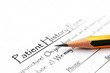 Patient history form