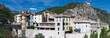 View on medieval cite of Entrevaux and citadel de Vauban View on medieval cite of Entrevaux and citadel de Vauban