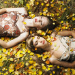 Two romantic girl