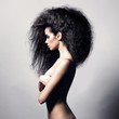 Beautiful woman with magnificent hair