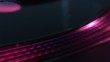 Close up of a disc on a dj's mixer during an event