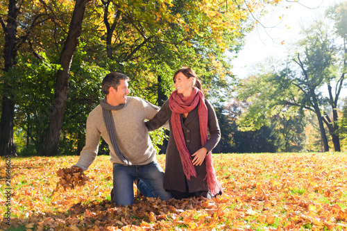 Photo: couple autumn couple autumn