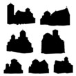 orthodox monasterys vector