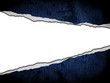 Dotted blue metal ripped