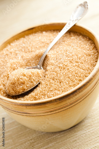 Photo: brown sugar in bowl brown sugar in bowl