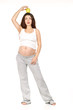 Pregnant with apple