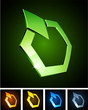 Color vibrant emblems. Color vibrant emblems.