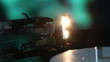 Video: Disk turning on turntables during an event Disk turning on turntables during an event
