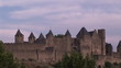 View of a castle in Crcassonne