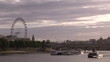 Panorama of London landmarks and Thames