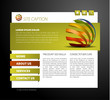 Modern web page template