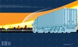 Vector logistics theme background