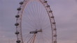 Scroll up on London eye at sunset