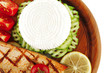 salmon, lemon and soft cheese salmon, lemon and soft cheese