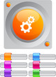 Tools color round button. Tools color round button.