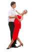 beautiful young dancing couple
