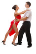 beautiful young dancing couple
