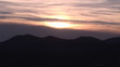 Video: Panoramic view of a beautiful mountains at sunset Panoramic view of a beautiful mountains at sunset