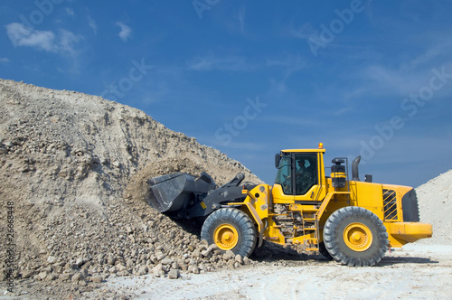 Photo: Industrial tractor Industrial tractor
