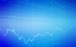 Stock Market Chart with grid and blue field Stock Market Chart with grid and blue field