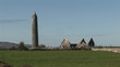 Video: View of a ruined churche and cemetery in Ireland View of a ruined churche and cemetery in Ireland