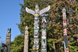 em shaped in Stanley park, BC Canada