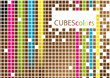 Vettoriale: cubes colors cubes colors