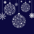 Stylized Christmas Balls Stylized Christmas Balls