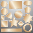 bronze plates set