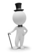 3d small people - gentleman