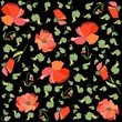 Floral background. Poppy. Floral background. Poppy.