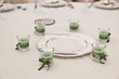 elegant decoration of table in a restaurant