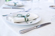 elegant decoration of table in a restaurant
