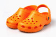 sandals on white background