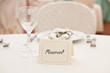 Booked Place in Elegant Restaurant