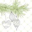 Stylish Christmas card