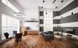 Modern apartment interior 3d render Modern apartment interior 3d render