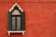 Fenster in Rot