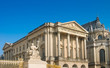 Palace and statue in Versailles