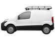 commercial vehicle isolated with clipping path