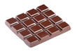 Milk chocolate bar isolated on white background Milk chocolate bar isolated on white background