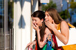Frauen beim Shopping mit Taschen