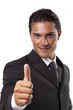 uomo d affari felice del successo