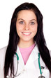 Attractive brunette Doctor