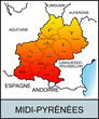 Illustration: Régions françaises: Midi-Pyrénées Régions françaises: Midi-Pyrénées