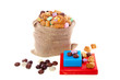 Traditional Sinterklaas celebration in Holland with gingernuts a