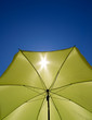 green sun umbrella