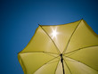 green sun umbrella