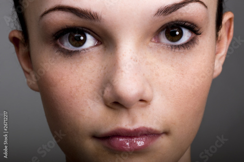 Photo: Close-up of a teenage girl Close-up of a teenage girl