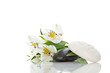 Blume mit Dekostein und Seife Blume mit Dekostein und Seife